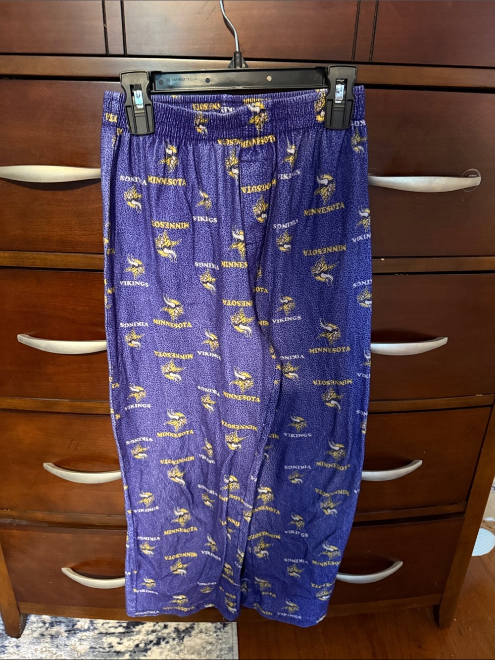 Minnesota Vikings Kids' Purple Pajama Bottoms